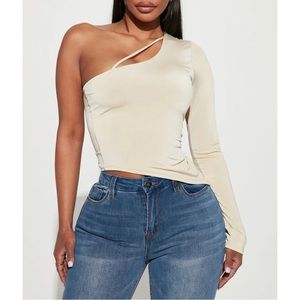 Fashion Nova One Shoulder Top